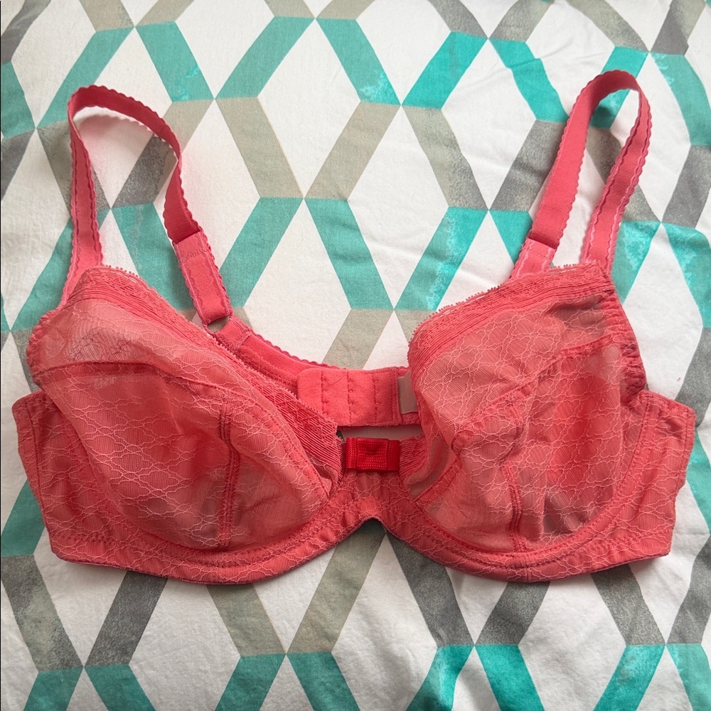 Panache Coral Lace Bra